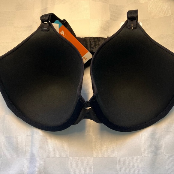 Warner's Black Full Coverage Back Smoother Cloud 9 Underwire Bra, 38C - Picture 4 of 11